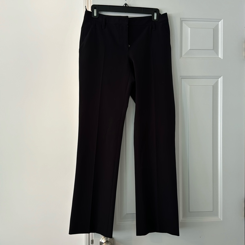 Black Prada straight leg pants - ankle length